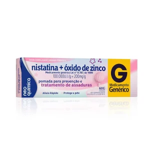 Nistatina+ox zinc pomada dermatológico 60g