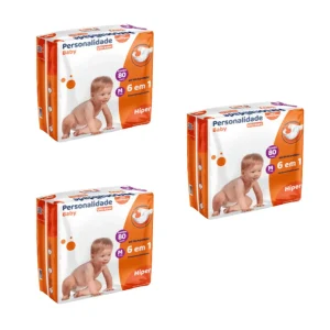 Fralda fofura baby hiper m 72 unidades