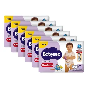 Fralda babysec gal pin shor g 24 unidades