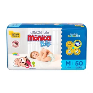 Fralda dinno baby mega m 34 unidades