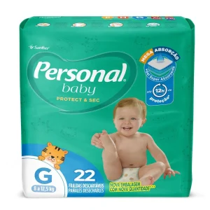 Fralda personal sof&pr jumbo g 22