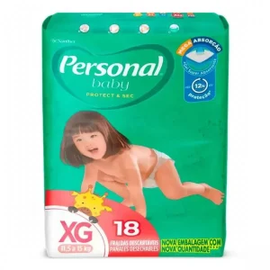 Fralda personal prot jumbo xg 18 unidades
