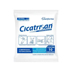 Compressa de gaze ecom 11f 7,5x7,5 10u