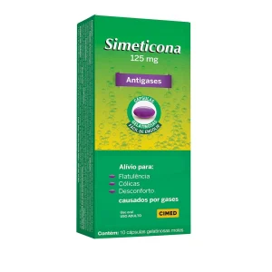 Simeticona 125mg 10 cápsulas moles