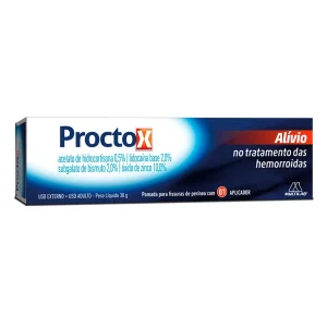 Proctox 1 aplicadores pomada 30g