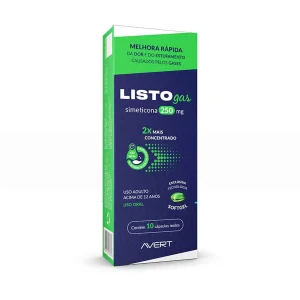 Listogas 250mg 10 cápsulas