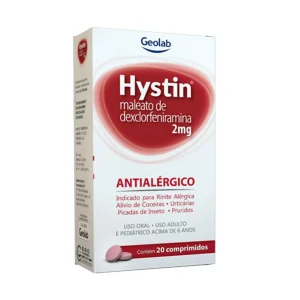 Hystin 2mg 20 comprimidos