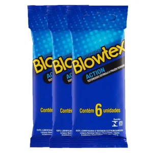 Preservativo blowtex action 3 unidades