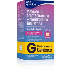 Bronfeniramina+fenilef xarope 120