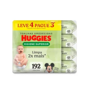 Lenço umedecido dinno baby 120 unidades
